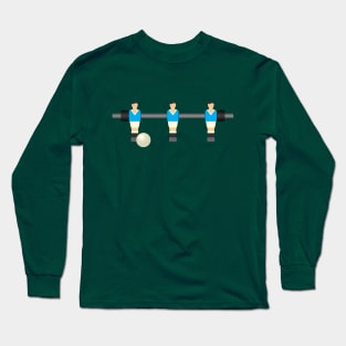 Foosball Blue Long Sleeve T-Shirt